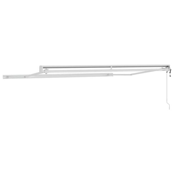 Markise Weiß 3,5 x 2,5 m Metall