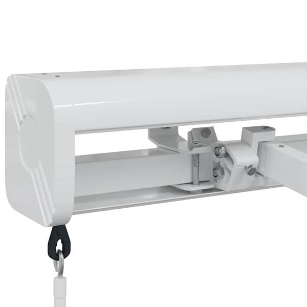 Markise Weiß 5 x 3 m Metall