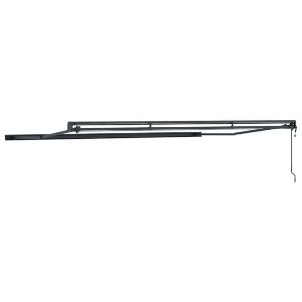 Markise Anthrazit 4 × 3 m Metall