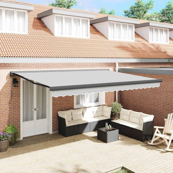 ARDEBO.de - Markise Anthrazit 5 x 3 m Metall