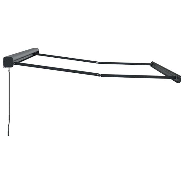 Markise Anthrazit 3,5 x 2,5 m Metall