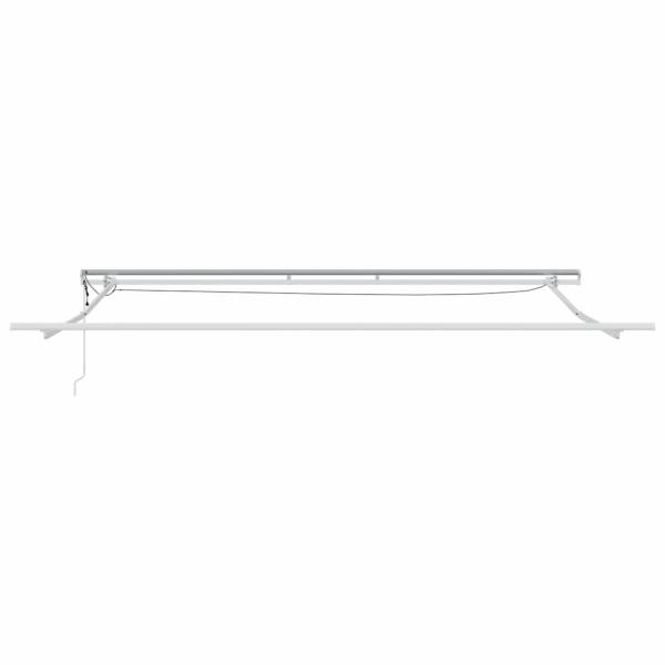 ARDEBO.de - Markise Weiß 5 × 3,5 m Metall