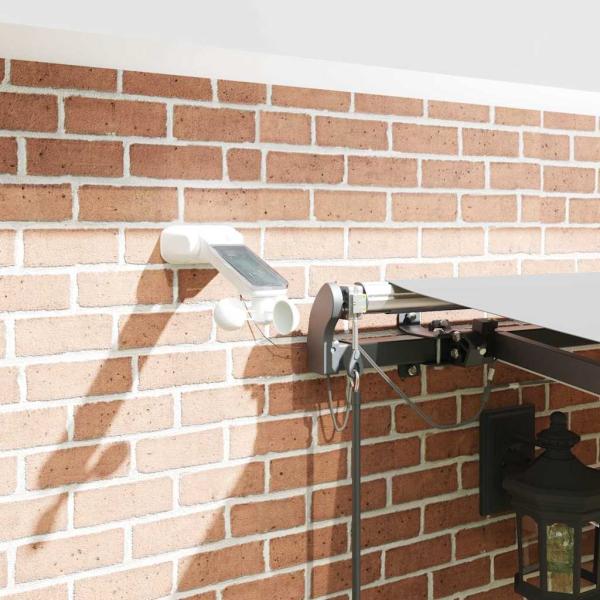 Markise mit Manuell Anthrazit 5 x 3 m Metall