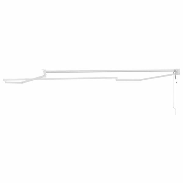 Markise Weiß 3,5 x 2,5 m Metall