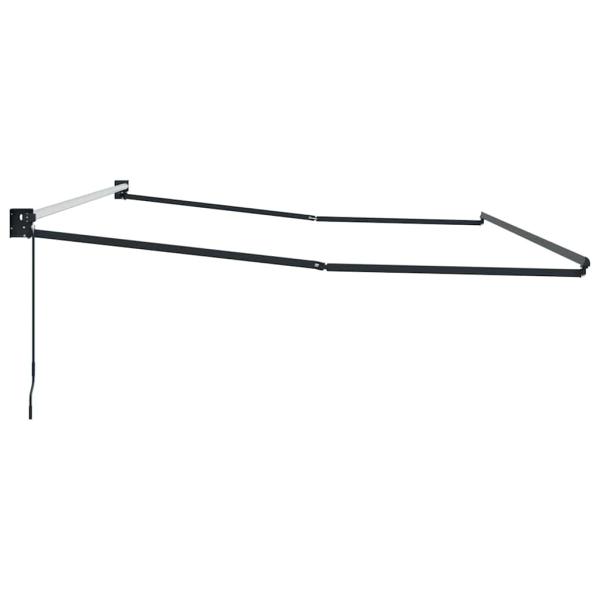 Markise Anthrazit 5 x 3 m Metall