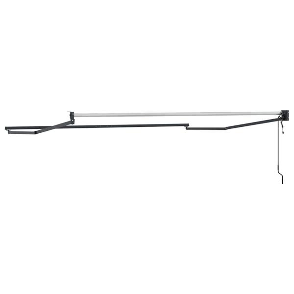 Markise Anthrazit 3,5 x 2,5 m Metall