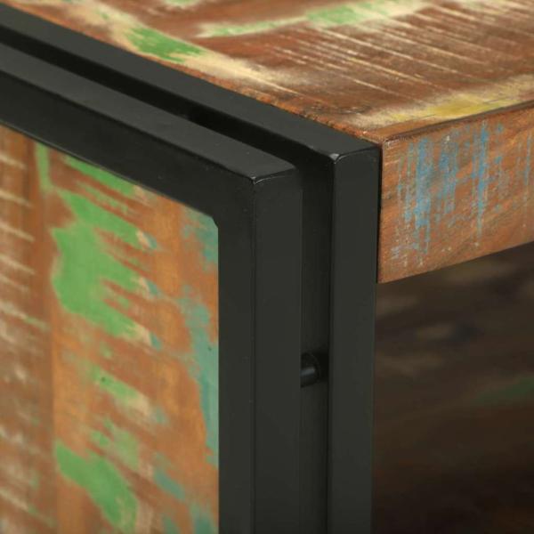 Couchtisch 120 x 50 x 38 cm Massives upgecyceltes Holz