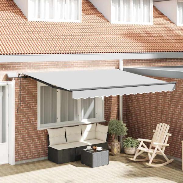 ARDEBO.de - Markise mit Manuell Anthrazit 3 x 2,5 m Metall