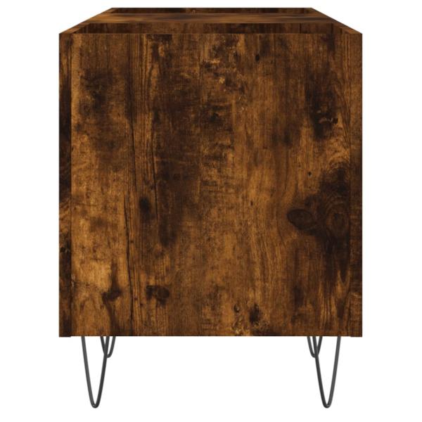 Plattenschrank Räuchereiche 121x38x48 cm Holzwerkstoff