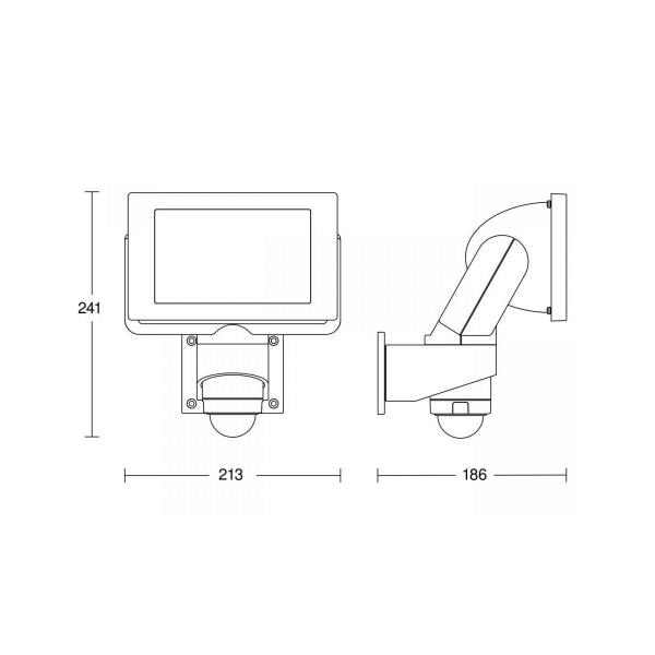 Steinel LS 300 S Sensor-LED-Strahler, weiß (067588)