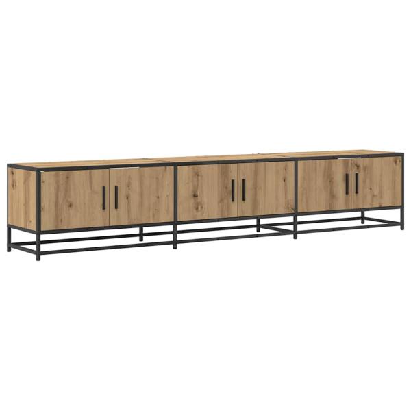TV-Schränk Eiche handwerklich 210 x 35 x 41 cm Holzwerkstoff