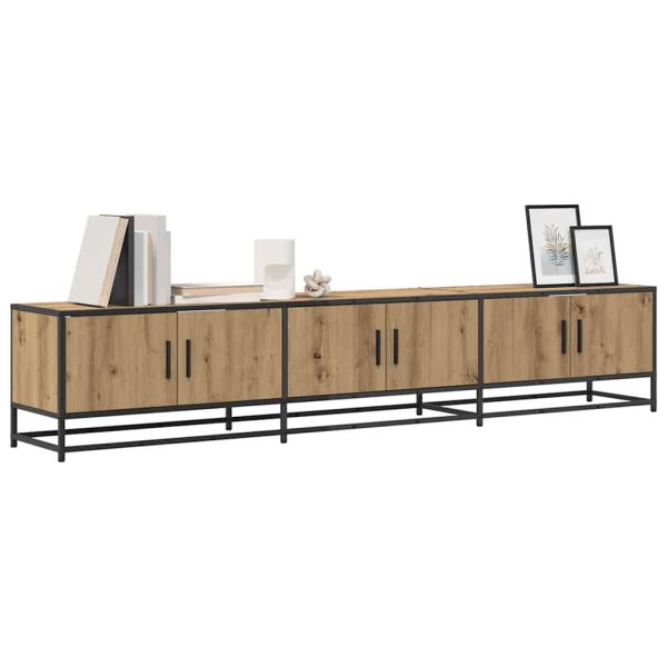 TV-Schränk Eiche handwerklich 210 x 35 x 41 cm Holzwerkstoff