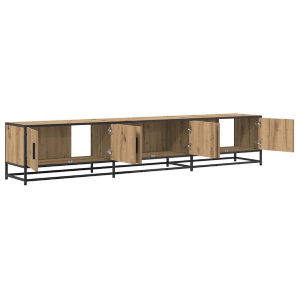 TV-Schränk Eiche handwerklich 210 x 35 x 41 cm Holzwerkstoff