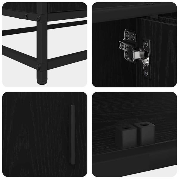 TV-Schränk Schwarze Eiche 210 x 35 x 41 cm Holzwerkstoff