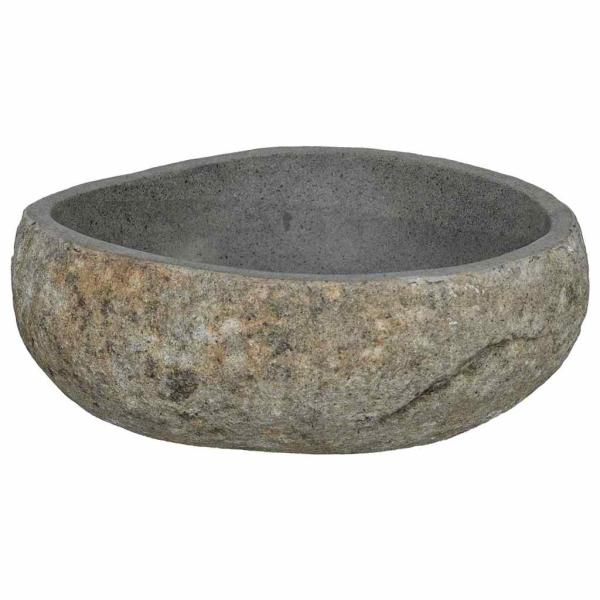 Basin Hellgrau (38-45) x (30-35) x 15 cm Flussstein