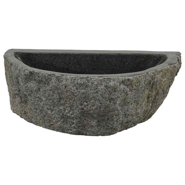 Wandhängendes Waschbecken Grau (30-37) x (25-30) x 12 cm