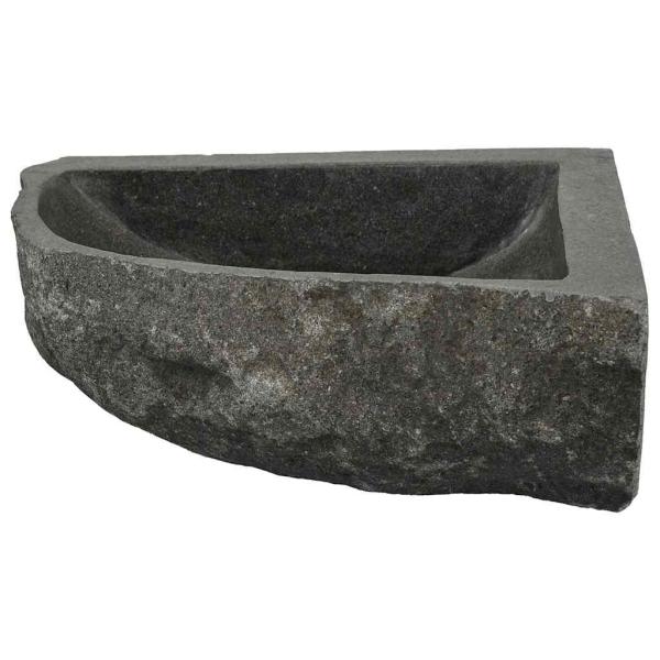 Wandhängende Ecke Waschschüssel Grau (30-37) x (30-37) x 12 cm