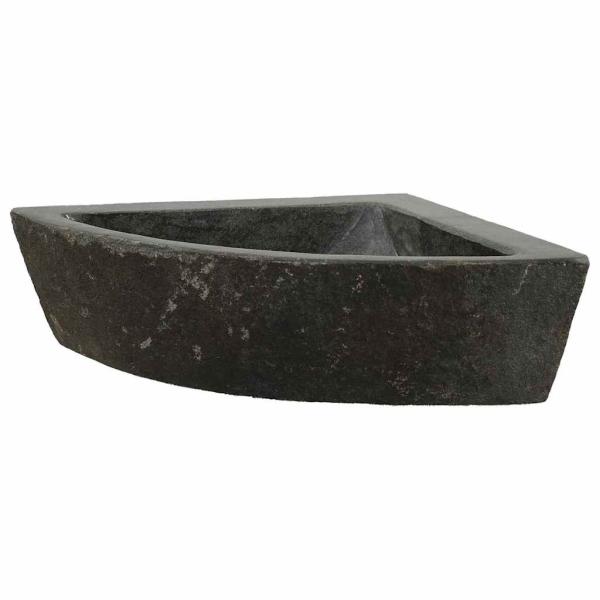 Wandhängende Ecke Waschschüssel Grau (38-45) x (38-45) x 12 cm