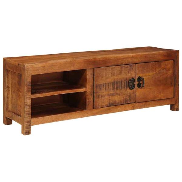 TV-Schränk Braun 110 x 30 x 40 cm massives Mangoholz
