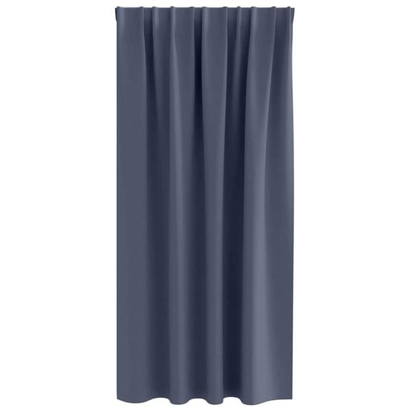Vorhänge mit Vorhängen 2 pcs Anthrazit Polyester