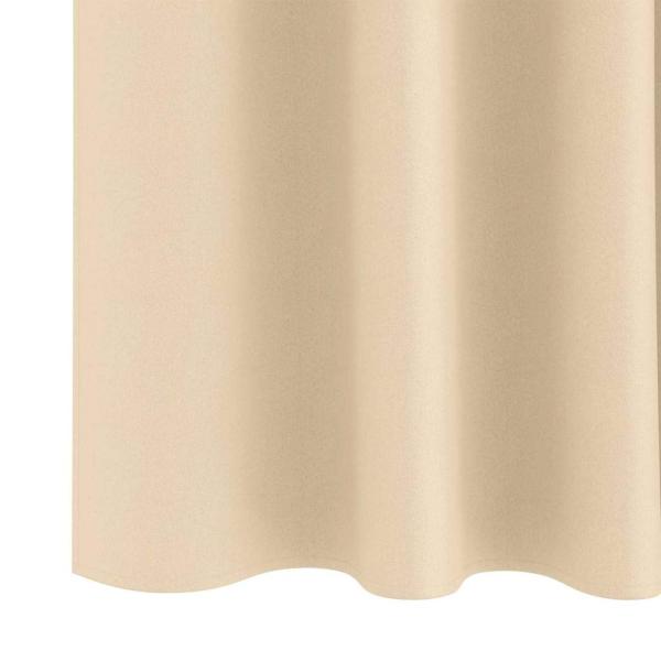 Vorhänge mit Vorhängen 2 pcs Creme Polyester