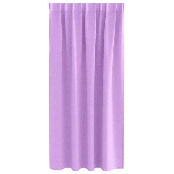 Vorhänge mit Vorhängen 2 pcs Lila Polyester