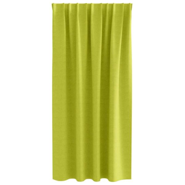 Vorhänge mit Vorhängen 2 pcs Apfelgrün Polyester
