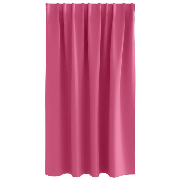 Vorhänge mit Vorhängen 2 pcs Leuchtendes Pink Polyester