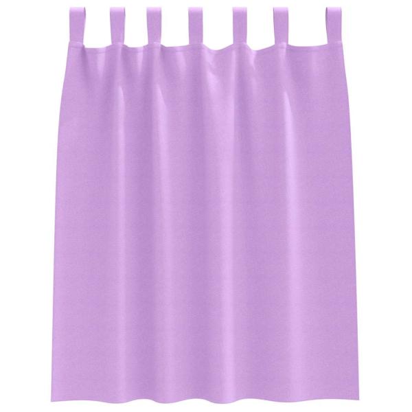 Vorhänge mit Vorhängen 2 pcs Lila Polyester
