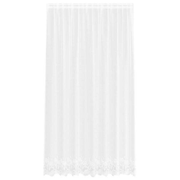 Vorhänge mit Vorhängen Floral Weiß 200 x 240 cm Polyester