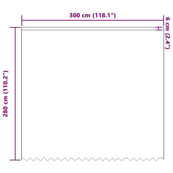 Vorhänge mit Vorhängen Weiß 300 x 280 cm Polyester