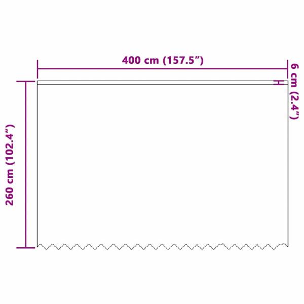 Vorhänge mit Vorhängen Weiß 400 x 260 cm Polyester