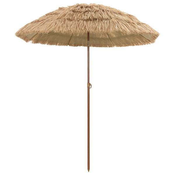 Strandparasol Braun Ø 160 x 196 cm Stahl