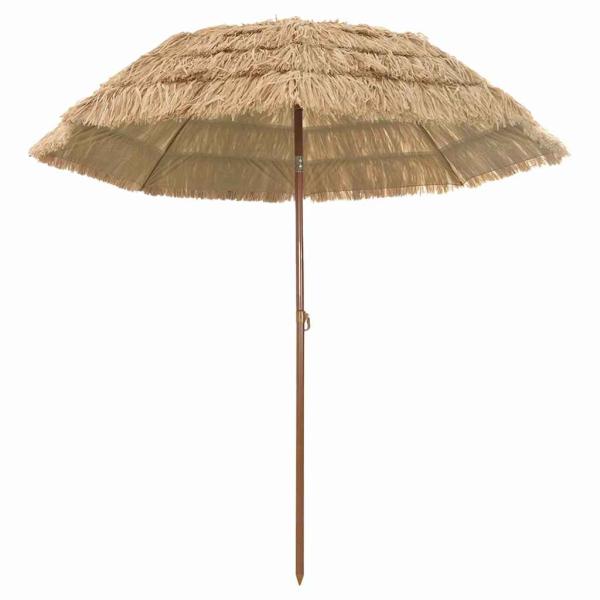 Strandparasol Braun Ø 206 x 209.5 cm Stahl
