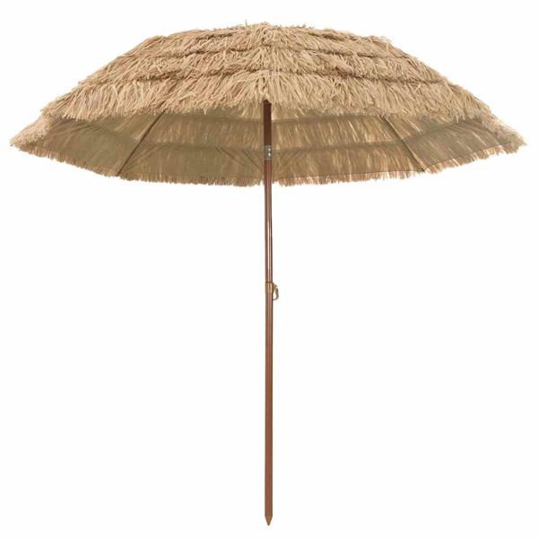 Strandparasol Braun Ø 265 x 267 cm Stahl