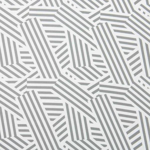 Sonnenschirm Grau und Weiß Ø 160 x 195 cm Stahl