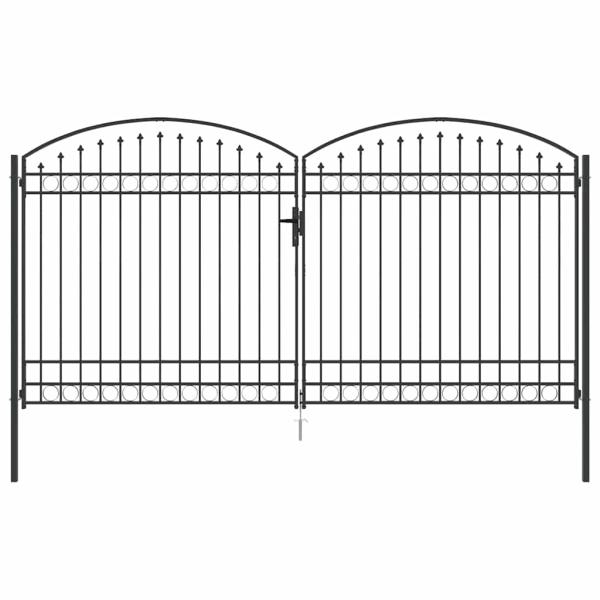 Zaun tor Sonstiges Grau 400 x 200 cm Stahl