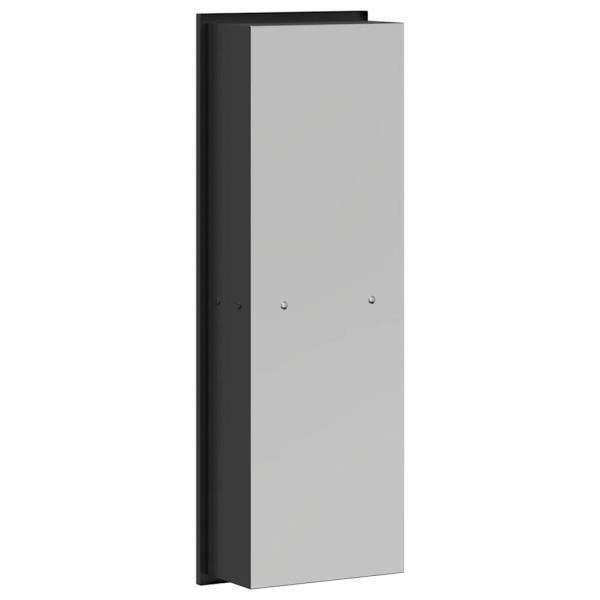 Duschnische Schwarz 60 x 20 x 9.5 cm Edelstahl