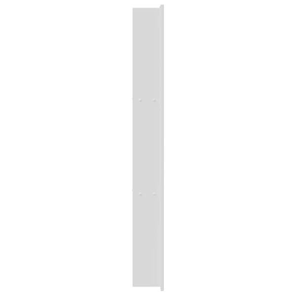 Duschnische Weiß 90 x 20 x 9.5 cm Edelstahl