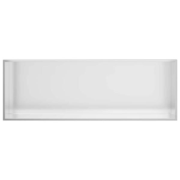 Duschnische Silber 90 x 30 x 9.5 cm Edelstahl