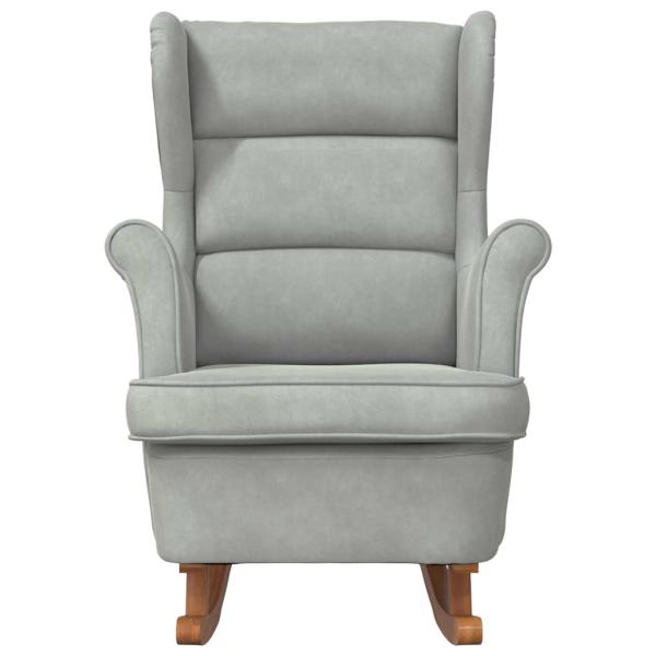 Schaukelstuhl 71 x 92 x 100 cm 100% Polyester Sperrholz