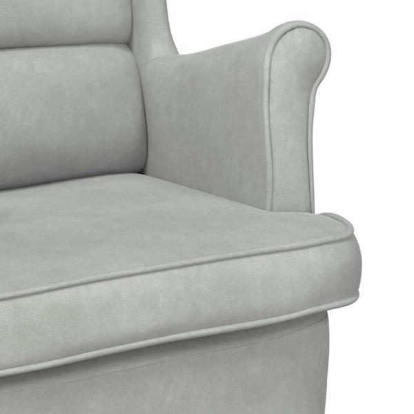 Schaukelstuhl 71 x 92 x 100 cm 100% Polyester Sperrholz
