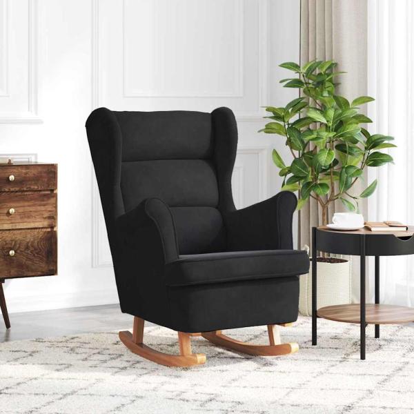 ARDEBO.de - Schaukelstuhl 71 x 92 x 100 cm 100% Polyester Sperrholz