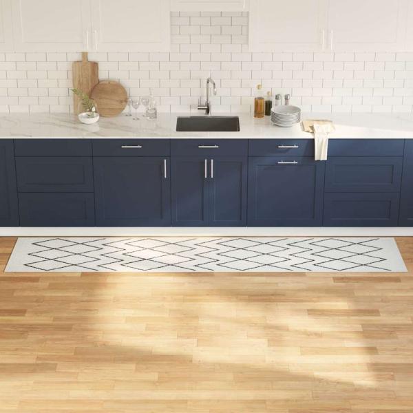 ARDEBO.de - Küchenmatte Geometric Geometrisch 60 x 300 cm Samt