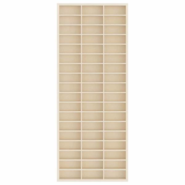 Präsentationsbox Braun 30 x 4,5 x 75 cm Holzwerkstoff