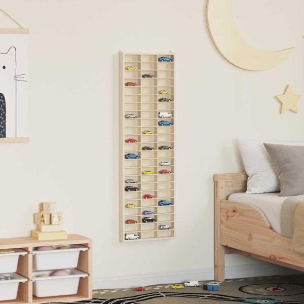 ARDEBO.de - Präsentationsbox Braun 30 x 4,5 x 96 cm Holzwerkstoff