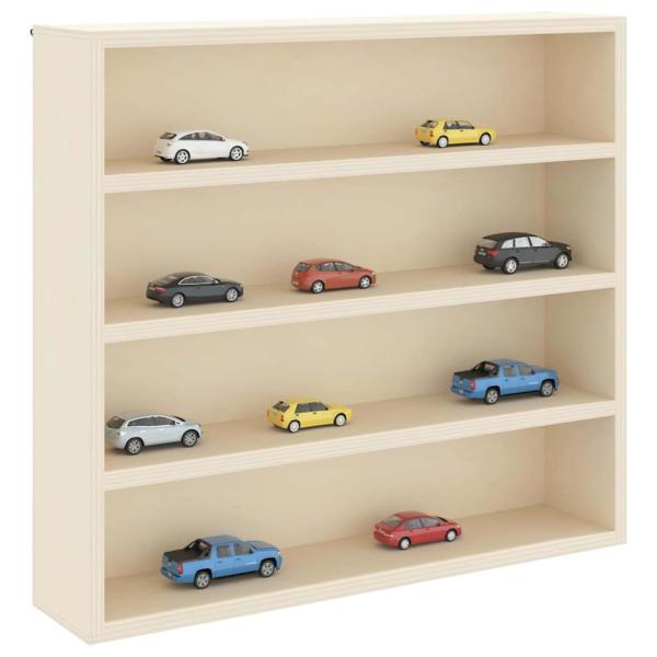 Holz-Sammelvitrine Braun 40 x 8,5 x 37 cm Sperrholz