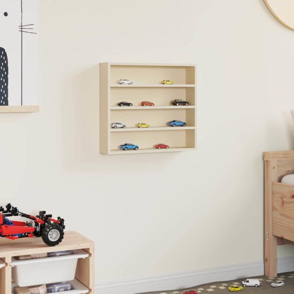 Holz-Sammelvitrine Braun 40 x 8,5 x 37 cm Sperrholz