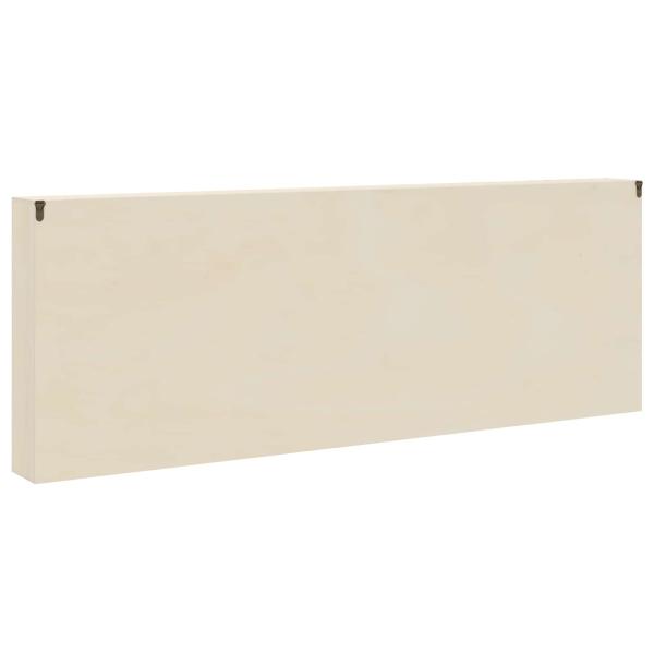 Holz-Sammelvitrine Braun 100 x 8,5 x 36 cm Sperrholz