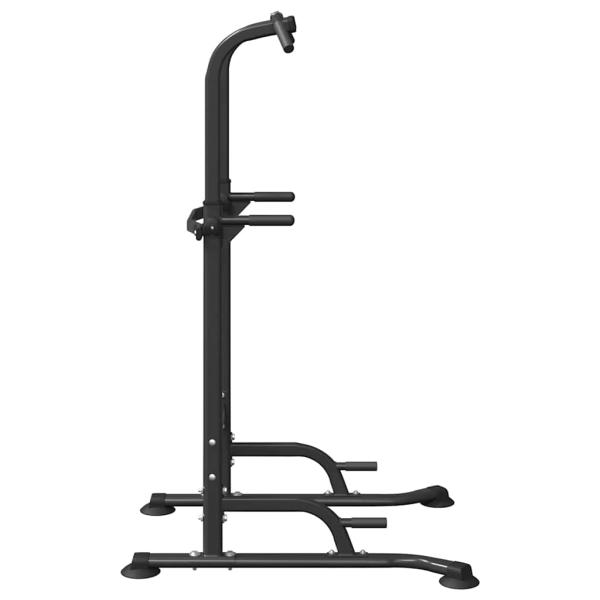 Power Turm Dip Station Schwarz 95 x 102 x (160-210) cm